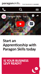 Mobile Screenshot of paragonskills.co.uk